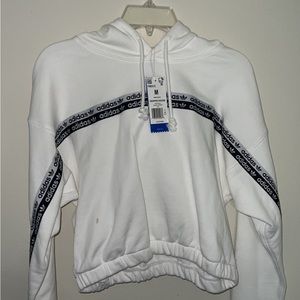 white adidas hoodie
